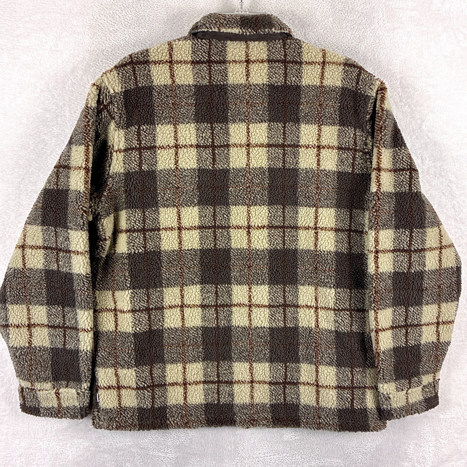 Katin Jacket Mens M Brown Plaid Anderson Sherpa Outdoors Hiking Preppy Huckberry — image 4 of 8